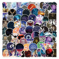 100Pcs Constellation Galaxy Fantasy Girl Wahi Sticker For Schedule Notebook Stationery Phone Luggage Laptop Stickers