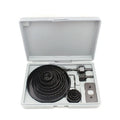 11Pcs Carbon Steel Wood Hole Saw Kit Set in Plastic Box Saw Blade for Wood Drywall Plastic Cutting