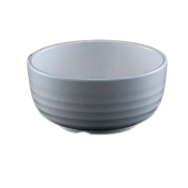Wholesale Restaurant Dinnerware Serving White Plastic Melamine Soup Bowl