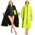 Factory Winter Windproof Drying Warm Outdoor Jacket Coat Custom Logo Swimming Parka Waterproof Surfing Poncho Changing Robe