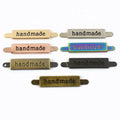 Deepeel BK101 36*10mm Handmade Decorative Buckle Tag for Handbags Custom Logo Brand Tag DIY Bag Parts & Accessories