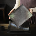 2021 Customized Kitchen Ware 9-10 Inch Stoneware Vintage Japanese Restaurant Plates New Product for Restaurants