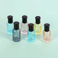 L Empty 3ml 6ml 10ml 12ml Octagonal Roller Glass Attar Bottle Multi-color Essential Oil Bottle Gold with Metal Cap and Roller