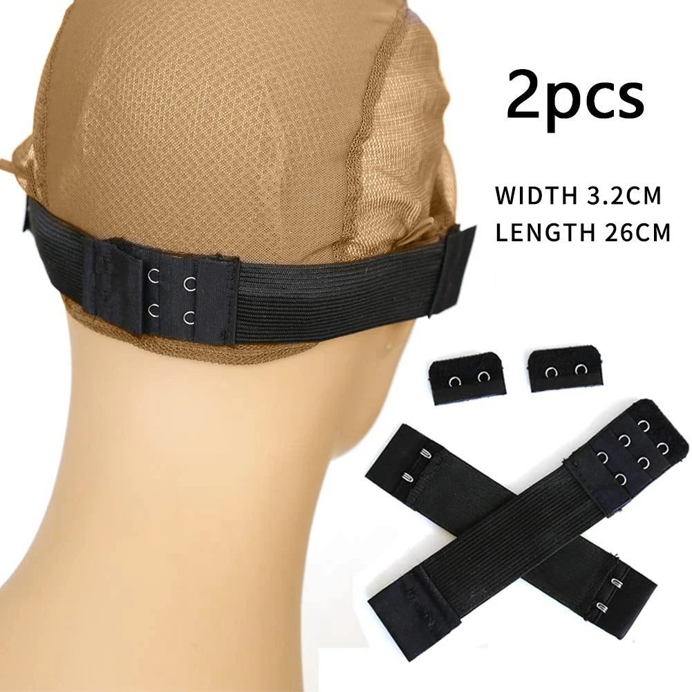 Elastic Wig Grip Headband 2.5 3.2cm Black Skin Color Adjustable Elastic Band for Wig MegaBDM