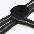 Meetee ZA167 3#-15# Zipper Accessories DIY Sewing Bag Clothes Decorate Zip Metal Slider Puller Nylon Resin Zipper Tape