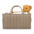 OEM Soft Fabric Diaper Bag Large Capacity Organizer Storage Reusable Baby Nursery Diaper Caddy for Mommy Storage Bag Basket