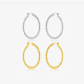 FUAMAY Chunky 30MM extra Large Hoop Earrings 925 Silver Very Large Clip on Ball Beaded Hoop Earrings