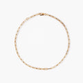 Wholesale Minimalist 925 Silver Plated 18k Gold Paperclip Chain Women Bracelet