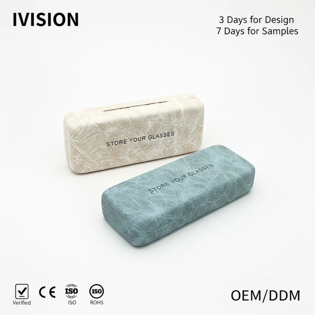 Eyeglasses case Large Portable Male Retro Literature Simple Myopia Sun Eye Box Presbyopia Glasses Storage Box Sunglasses case