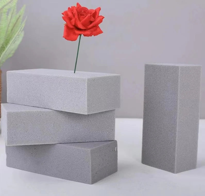 Standard Plus Dry Floral Foam Dried Flower Clay Artificial Foam Brick for Fake Flowers Fixed Foam for Mud for Artificial Plants