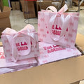 Foldable Reusable Paper Bag Custom Small Gift Paper Bags With Logo and Handles