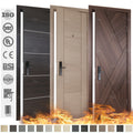 China Top Fire Doors Manufacturer Custom Apartment Wood Fireproof Door Hotel Room Interior Wood Flush Fire Rated Wooden Doors