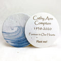 Custom Eco- Friendly Handmade Biodegradable Seed Paper Tags Creative Hangtags Plantable Seed Paper Round Gifttags Hand Made