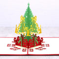 Santa Claus -up Wholesale Custom Print Recycled Paper Luxury Handmade 3D for Holiday Merry Christmas Greeting Gift Cards