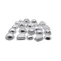 High Grade Aluminum Alloy Metal Soap Mold Round Bath Bomb Molds