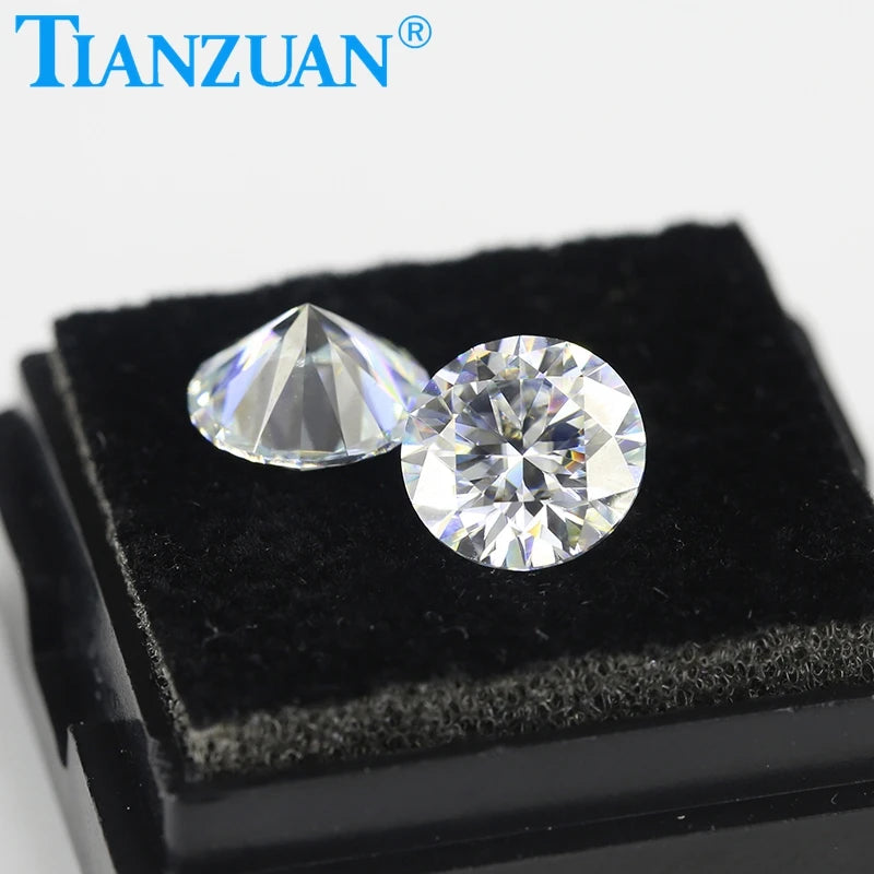 Wholesale Cheaper Price 3-11mm EF White Color Good Cutting Round Brilliant Cut Moissanite Loose Stone for Jewelry Making