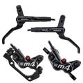 Meroca 4 Piston MTB Bike Hydraulic Brake 800/1400mm Disc with Resin Brake Pads Oil Pressure Caliper for Bike for Disc Cycling