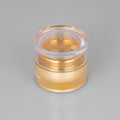 In Stock 20g White Acrylic Cream Jar with Clear Lid Empty Plastic Jars for Skin Care