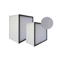 Customizable 320x320x220 Industrial Deep Pleated HEPA Panel Filter MERV 19 H13 H14 U15 Aluminum Alloy Frame Fiberglass Media New