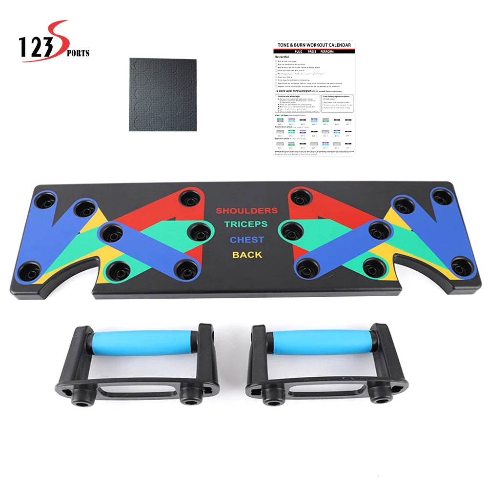 Hot Seller Premium Workout Pushup Foldable Fitness Muscle Portable Set System Exercise Pull Training Push up Board