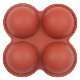 HY 4-cavity Semi Sphere Silicone Round Mold for Mousse Dessert Cake Tools