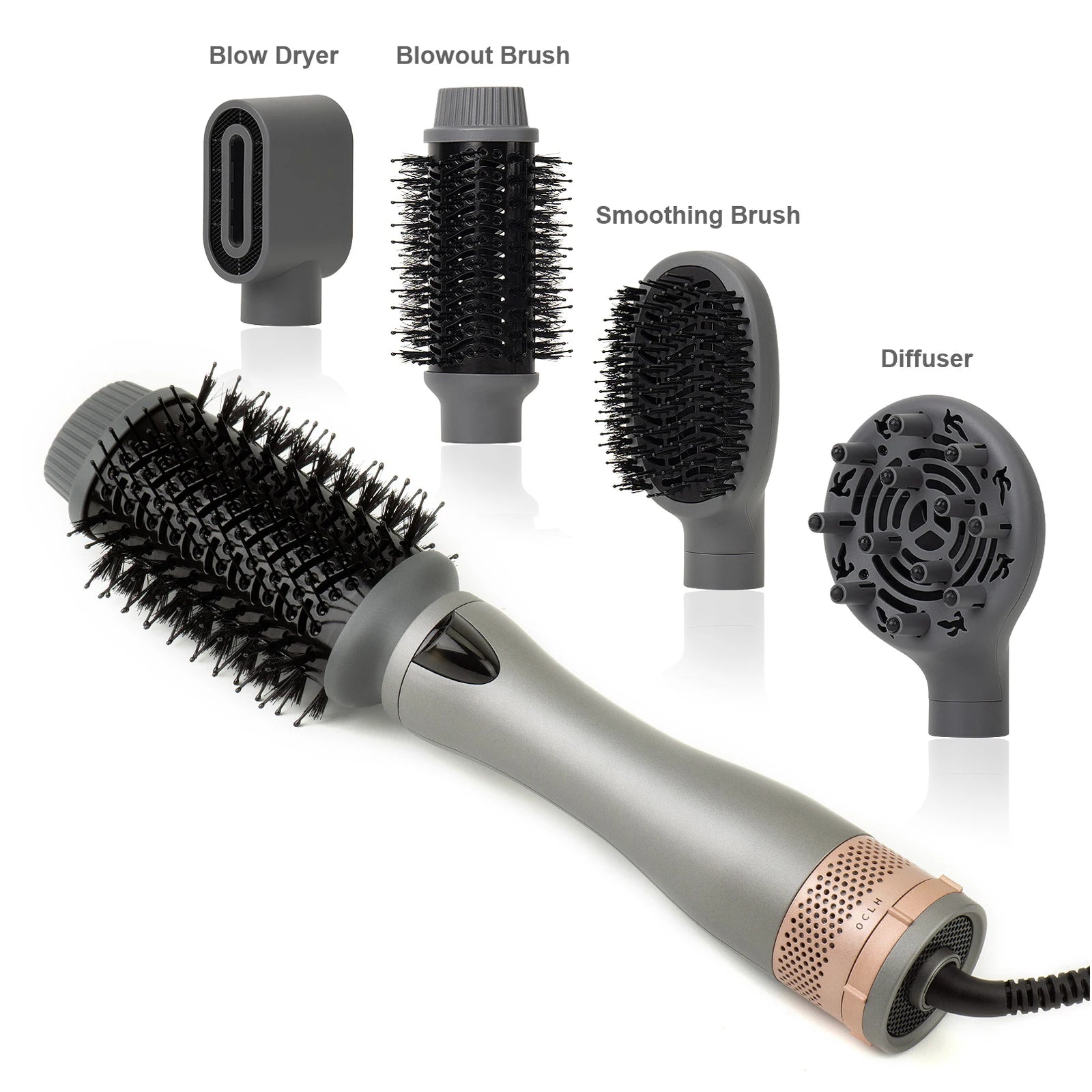 One Step Hair Dryer and Volumizer - Salon Multi-function Hair Dryer & Volumizing Styler CombHot Air Styling Brush