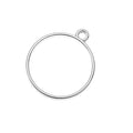 YuenZ 8 Color Alloy Jewelry Accessories Circular Charm Hollow Glue Blank Pendant Tray Bezel 32*28mm B184