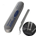 MECHANIC Aax-17 Stainless Steel Tweezers for Chip Tin Planting Anti-Corrosion High Hardness Jump Wire Clamping Repair Tweezers