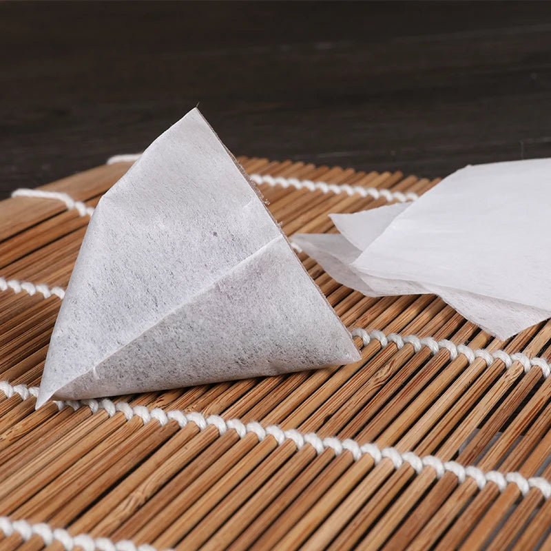 Custom Private Label Eco-friendly Heat Seal Pla Corn Fabric Degradable Disposable Empty Tea Bag