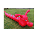 Team Building Race Game Inflatable Carpenterworm / PVC Jumping Bouncy Sausages Inflatable Walking Tube