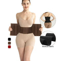 Ready to Ship Us Warehouse Women Shapewear Dropship Large Zip Bandage Waist Trainer Corset Shaper With Waist Trimmer Belt