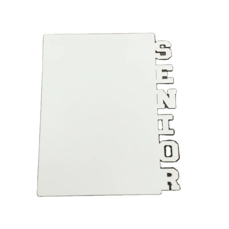 RubySub MDF Wooden SENIOR Photo Frame Sublimation Photo Frame Custom Letters Picture Frame