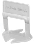 DIY Reusable 1/8" 1/16" Tile Leveling System Clips with Spacers for Porcelain Tiles Installation PP Material 100pcs/bag