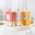 Wholesale 250ml 300ml 350ml 400ml Transparent square Clear Plastic Milk Tea Storage Bottles Drinking Water Juice Bottles