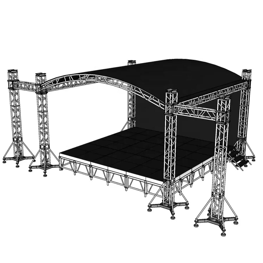 Aluminum Truss Event System Spigot/bolt Arch Truss Roof System Stage Truss Connector
