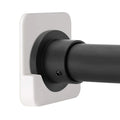 2 Pack Wall Mounted Shower Rods Holder Adhesive Shower Curtain Rod Holder Shower Rod Mount Retainer
