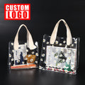 Custom Logo Jelly Bag Stall Candy Clothing Accessories with Gift Bag Plastic Pvc Transparent Handbag