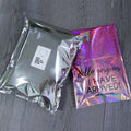 Custom Logo Holographic Resealable Plastic Mailing Bags Shipping Envelope for Clothes Shoes