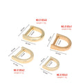 Customized Zinc Alloy Multi-Colored Snap Hook D Rings Handbag Strap Clasp Carabiner Clip Buckle Spring Bag Hardware Parts