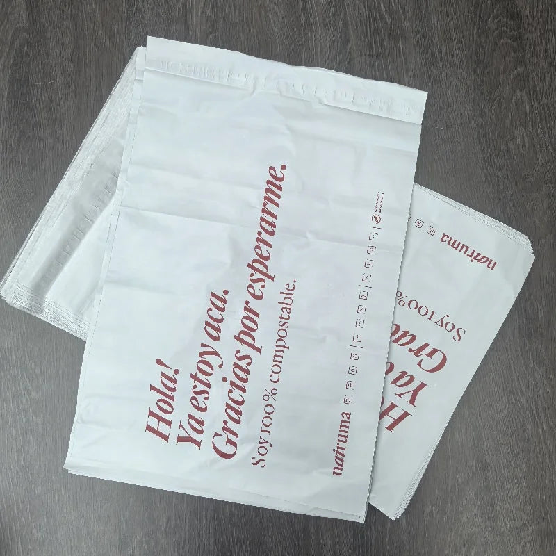 Custom Logo Frosted for Poly Mailer 4X6 Inch Shipping Bags 50 Pack Courier Packaging for Socks and Shoes 50 Cm X 18