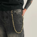 Hip Hop Street Heterotypic Irregular CCB Beads Pants Chain Key Chain Trendy Daily Wearing Other Fashion Jewelry Accessories Gift