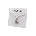 Custom logo Fashion Luxury Paper Jewelry Display Card Necklace