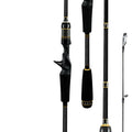 Wholesale 1.8m 2.1m 2.4m 2 Sections Hard Hollow Casting Spinning High Carbon Fishing Rod for Freshwater
