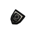 Metal Hollow Tags Gold Label Customer Logo Tag Brand Rubber Patch for Clothing Label