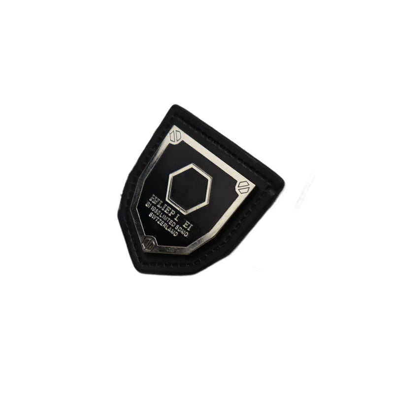 Metal Hollow Tags Gold Label Customer Logo Tag Brand Rubber Patch for Clothing Label