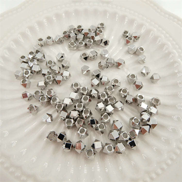 Bead Caps Jewelry Findings & Components Crimp Tubes 18K Gold Plated Spacers for Necklace and Bracelet Making