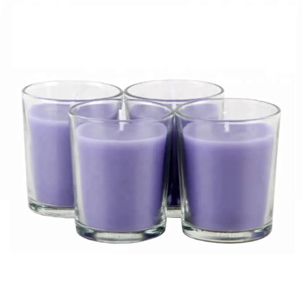 Transparent Eco-Friendly Heat Resistant Glass Tea Light Candle Holder Cylinder Clear Home Decoration