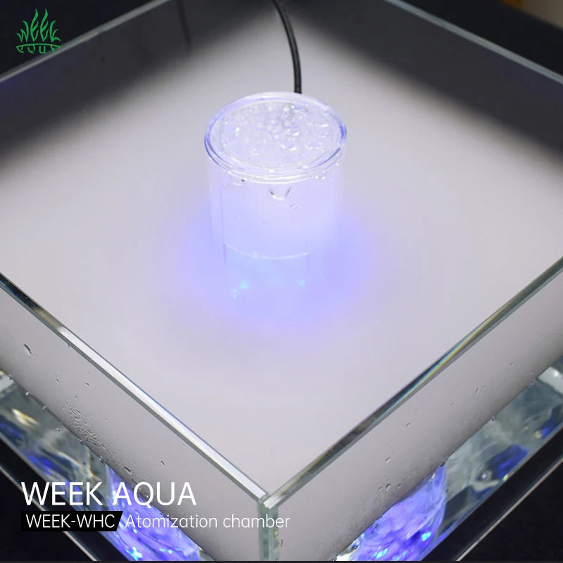 WEEKAQUA Acrylic Atomization Chamber Water and Land Landscaping Ultrasonic Nebulizer Parts