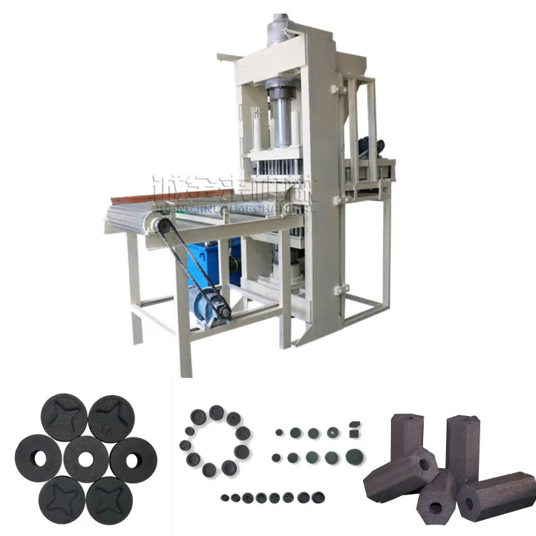 Bbq Shisha Charcoal Briquette Machine Indonesia Coconut Shell Charcoal Dust Briquette Making Machine