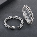 Fashion Personalized Bracelet Non Tarnish Stainless Steel Jewelry Retro Punk Man Domineering Titanium Steel Bracelet Gifts